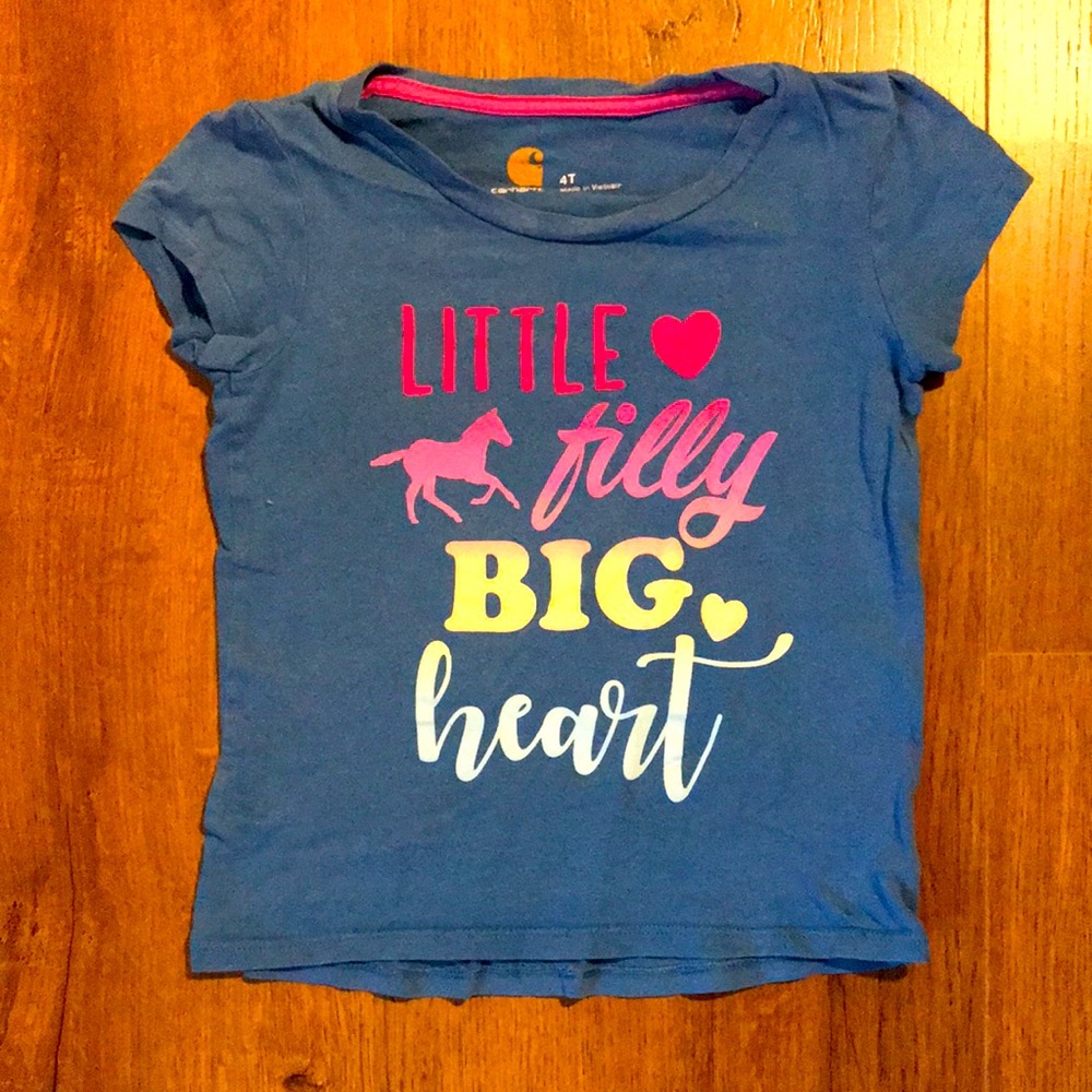 Girls carhartt shirt